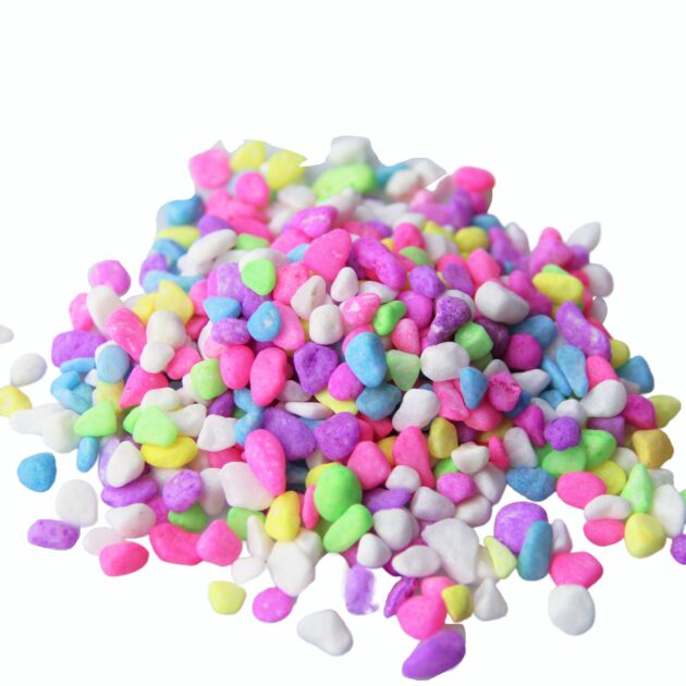 حجارة احواض ملونة