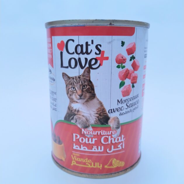 Cat's love plus | قطع لحم بالصلصة