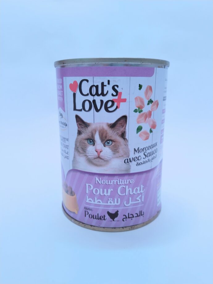 Cat's love plus | قطع دجاج بالصلصة
