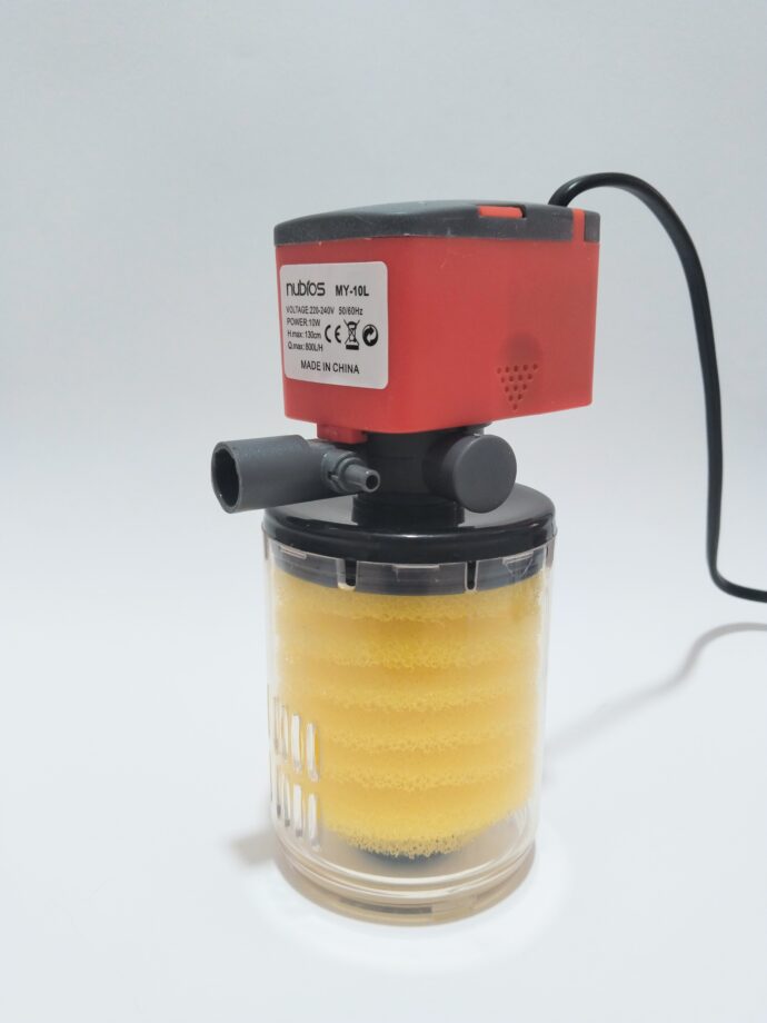 فيلتر + مضخة أكسيجين 10w . 800l/h