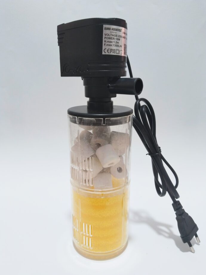 فيلتر + مضخة أكسيجين 18w . 1300l/h